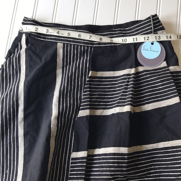 Anthropologie Eva Franco skirt black cream NWT - Picture 11 of 12